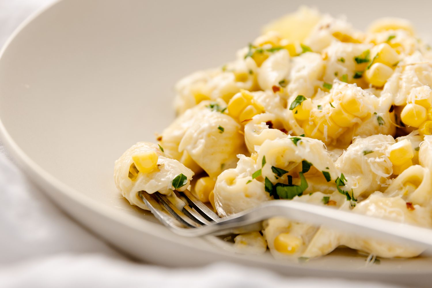Easy Creamy Corn Pasta Recipe