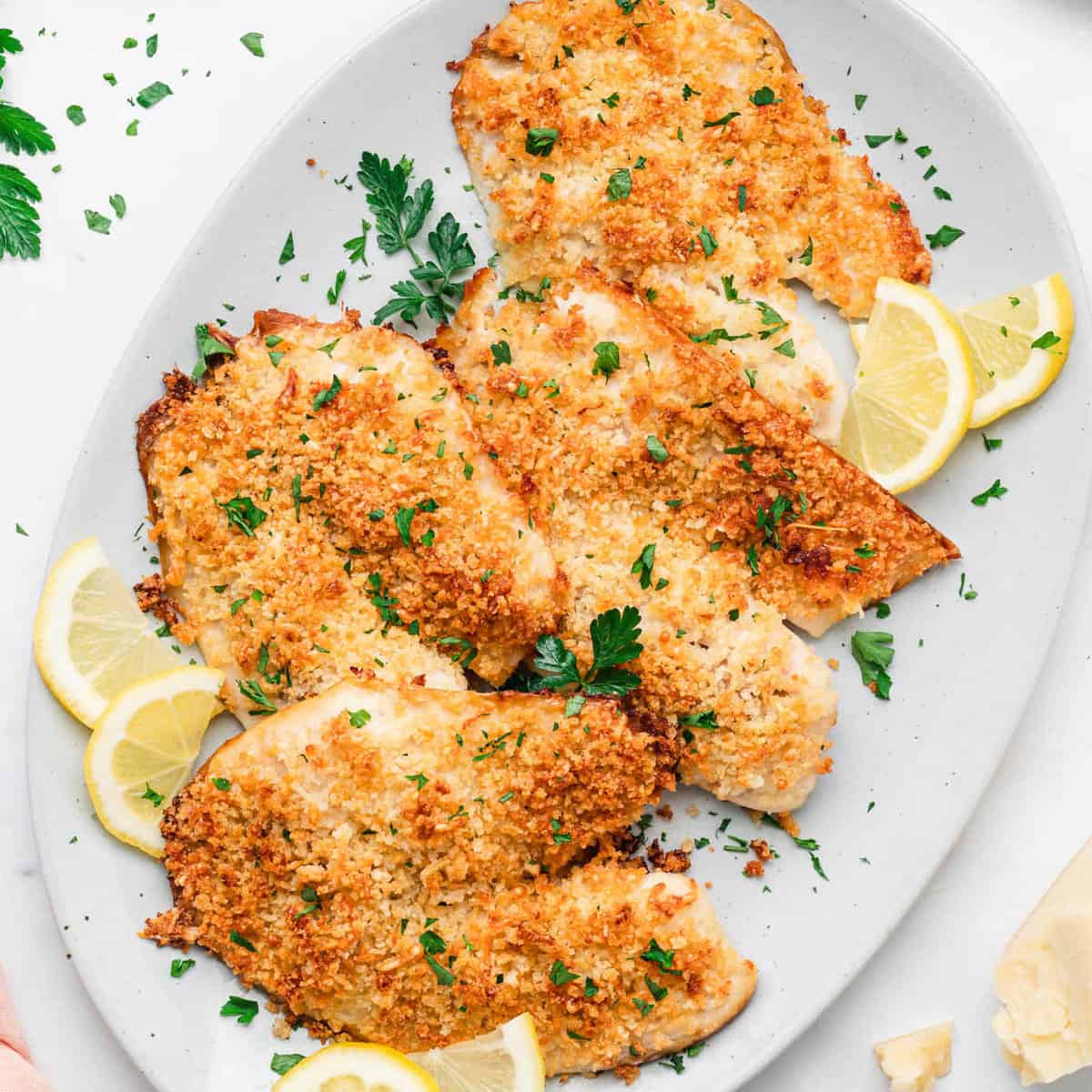 Parmesan Crusted Prepared Fish