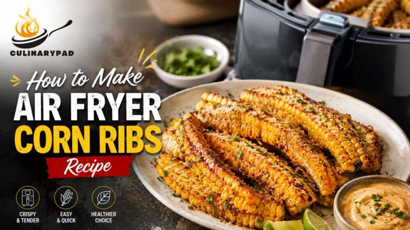 How to Make Air Fryer Corn Ribs Recipe  Step by Step