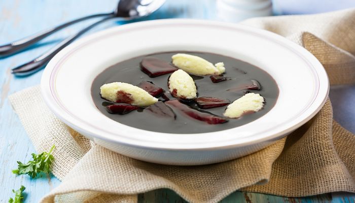 Elderberry soup